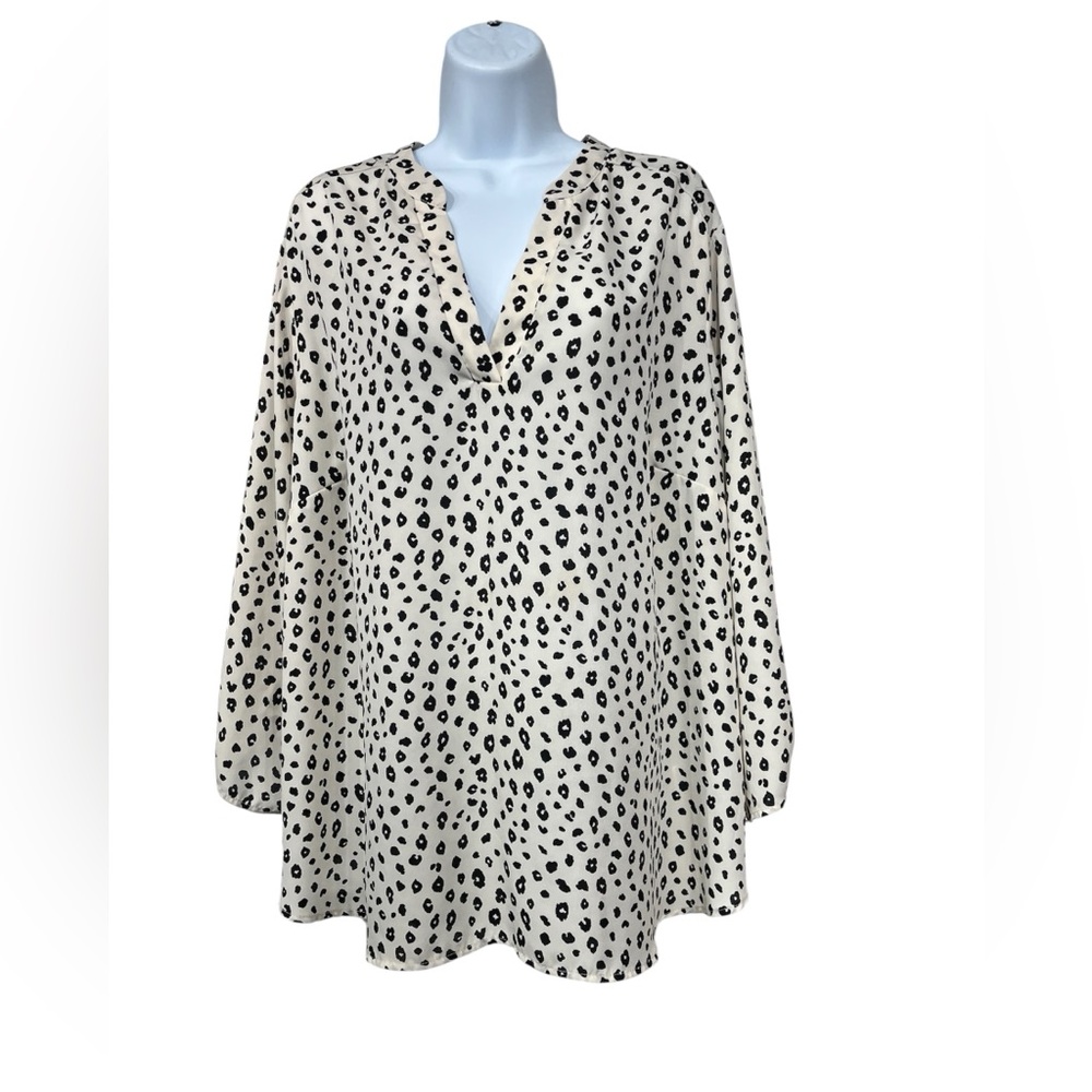 Lush animal print blouse size 3X